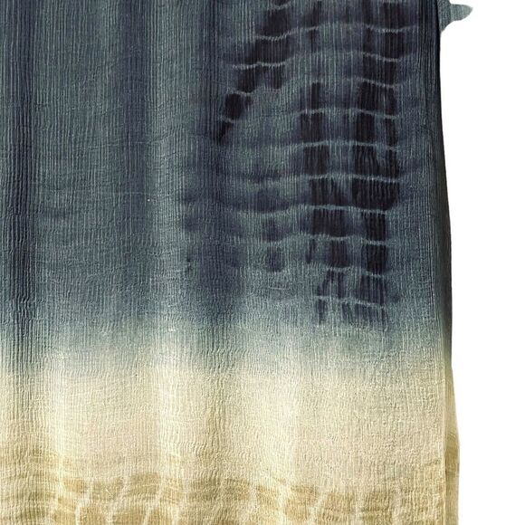 NOVICA Tie-Dye Beaded Viscose Tunic Top S - Picture 10 of 12